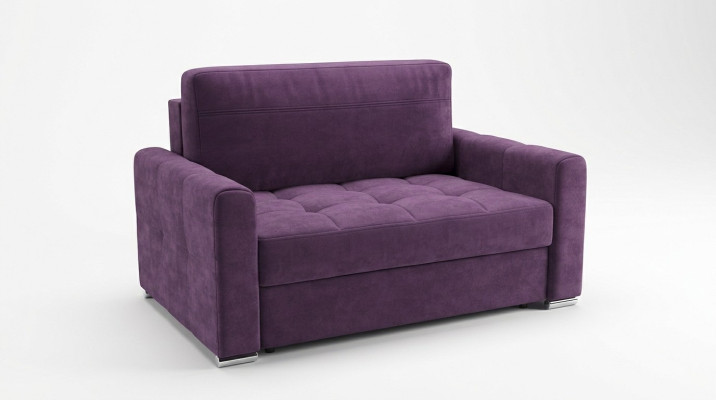 Armchair Relax Textile Lounge Club Upholstery Design Couch Sofa Seat Luxury Purple New