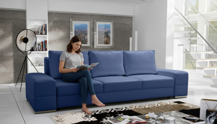 Couch Faux Leather Sofa Elegant Design Designer 3-Seater Furniture Classic Furniture XXL