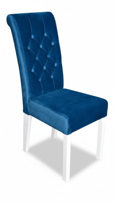 Modern Chesterfield dining chairs 4x chairs for dining room fabric dining set new