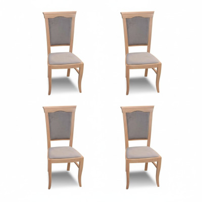 Modern classic chairs in country house style, country house classic set of 4 chairs.