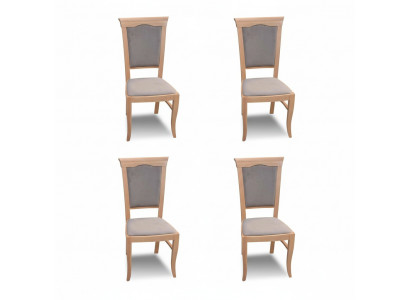 Modern classic chairs in country house style, country house classic set of 4 chairs.