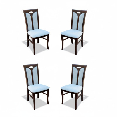 Dining seating cushion table chair set wood suite backrest tables new group 4x chairs