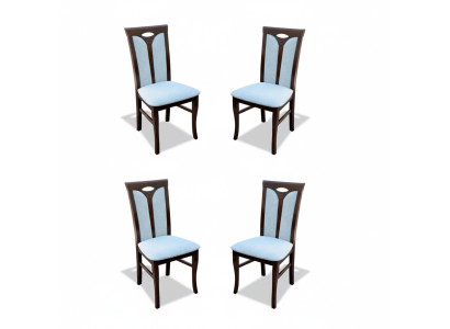 Dining seating cushion table chair set wood suite backrest tables new group 4x chairs