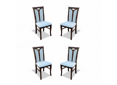Dining seating cushion table chair set wood suite backrest tables new group 4x chairs