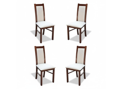 Dining Room Set Dining Room Chairs K17 Set of 4 Chairs Real Wood Upholstered Seat