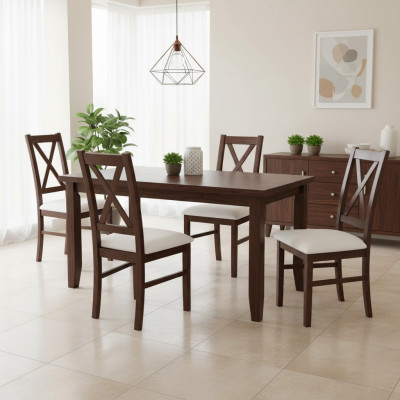 Group of Chairs Textile Upholstered Chairs Set New Set of 4 Dining Room Chairs New Seat