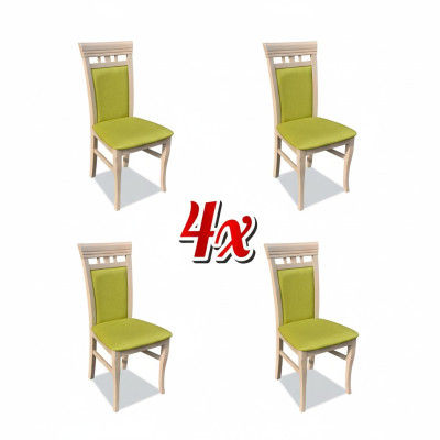 Set Sofa New 4x Chairs Chair Upholstery Design Lounge Kitchen Seat Dining Room