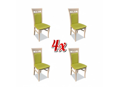 Set Sofa New 4x Chairs Chair Upholstery Design Lounge Kitchen Seat Dining Room