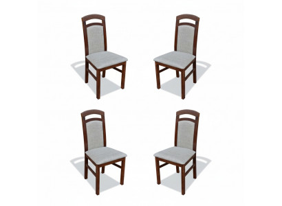 Dining Room Chair Suite Armchair Upholstery Design 4x Chairs Group Set Gastro New