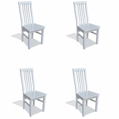 Set of 4 luxury design solid wood chairs seat porch kitchen dining room new