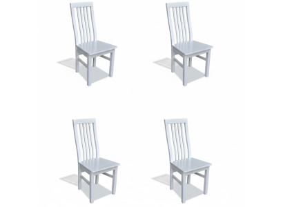 Set of 4 luxury design solid wood chairs seat porch kitchen dining room new
