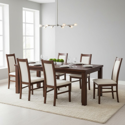 Group Armchair Upholstery Hotel Textile Suite Chair Set Group 6x Chairs