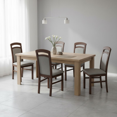 Complete Group Living Room 6x Pieces New Dining Room Chair Set Furniture Upholstered Chairs