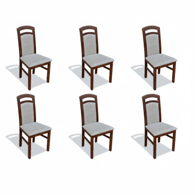 Complete Group Living Room 6x Pieces New Dining Room Chair Set Furniture Upholstered Chairs