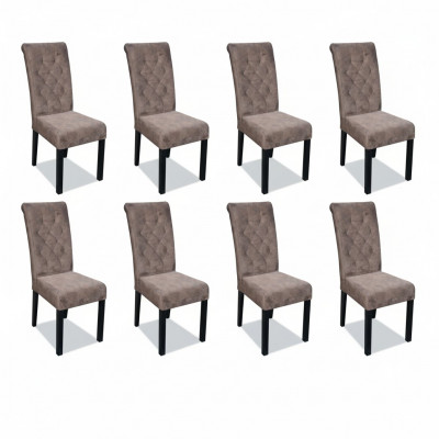 Multicolored Chesterfield x8 Chairs Designer Luxury Armchairs Upholstered Chairs Recliners