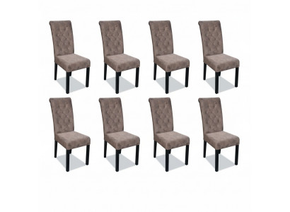 Multicolored Chesterfield x8 Chairs Designer Luxury Armchairs Upholstered Chairs Recliners
