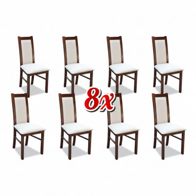 Complete Group Living Room 8x Pieces New Dining Room Chair Set Furniture Arm Chairs