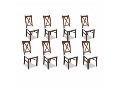 Group Gastronomy New Dining Room Restaurant Design Chair 8x Chair Set Armchair