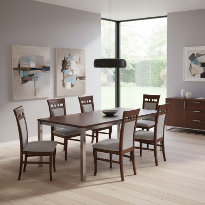 Dining room complete seating group, design chair set, chairs 8x set groups new.