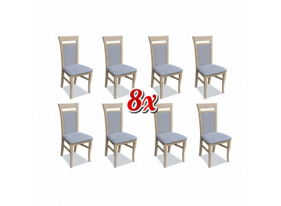 Upholstered Chair Seat Armchair Set Kitchen Chairs Porch Chair 8x Dining Room Solid New