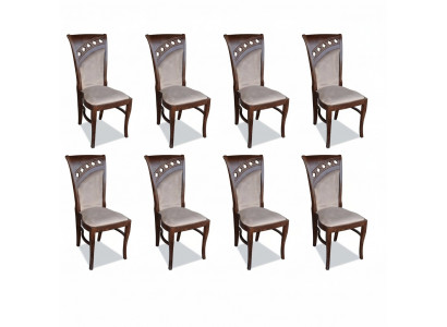 Group Gastronomy New Dining Room Restaurant Chair Design 8x Armchair Chairs Set