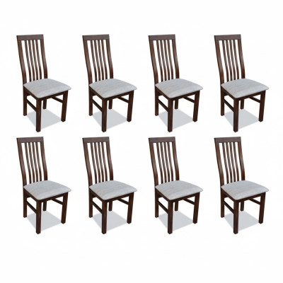 Dining room fabric furniture armchair set 8x chair design upholstered chairs restaurant