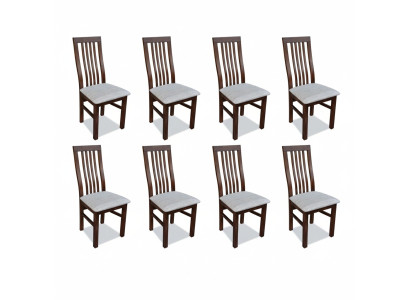 Dining room fabric furniture armchair set 8x chair design upholstered chairs restaurant