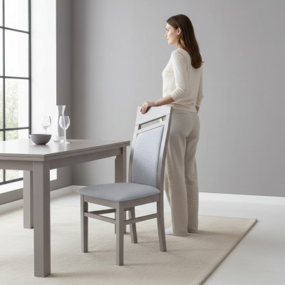 Dining room chair set wood upholstery new dining room group 8 x armchair armchair