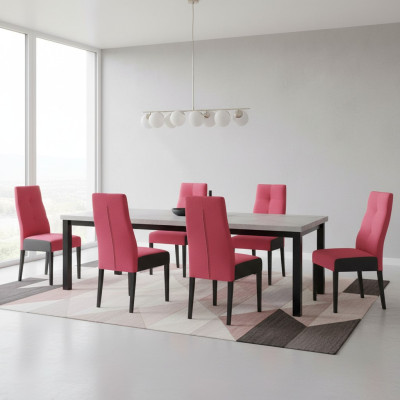 Designer chair set complete K63 chair set dining room upholstered seat 8x