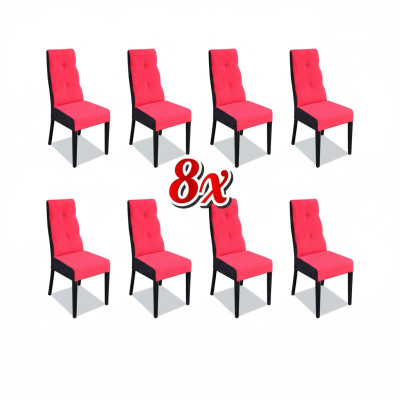 Designer chair set complete K63 chair set dining room upholstered seat 8x