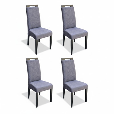 Kitchen dining set group chair suite seat cushion wood 4x chairs adjustable chairs