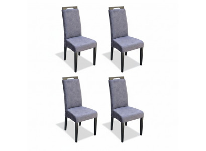 Kitchen dining set group chair suite seat cushion wood 4x chairs adjustable chairs