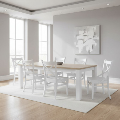 Dining suite wood furniture sets dining group dining room suite 6x chair set chairs new