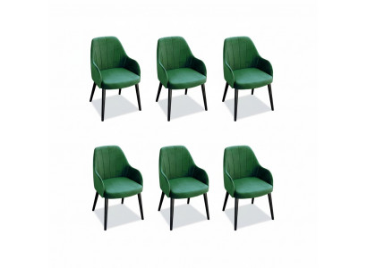 Dining room chair chairs seat solid modern wood armchair set 6x luxury restaurant