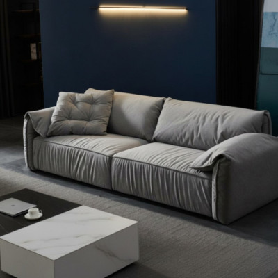 Design Sofa 4-seater Upholstered Textile Sofa Furniture Sofa 4-Seater Couch Upholstered