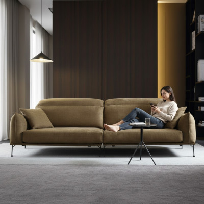Sofa Upholstery 4-Seater Fabric Big XXL Living Room Couches Fabric
