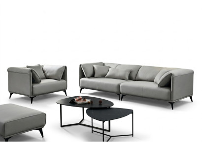 Italian design sofa set 4+1 seater couch upholstered furniture
