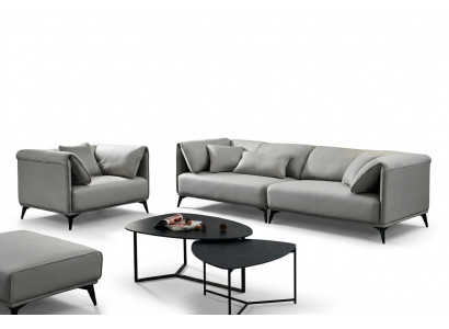 Italian design sofa set 4+1 seater couch upholstered furniture