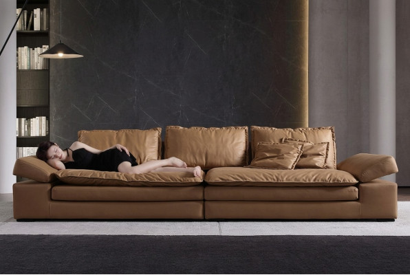 Sofas 4 seater textile big XXL living room leather new sofa couch furniture