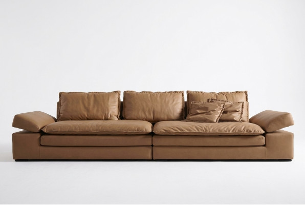 Sofas 4 seater textile big XXL living room leather new sofa couch furniture