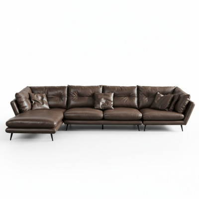 Leather sofa couch living landscape corner design modern sofa corner sofa L-shape