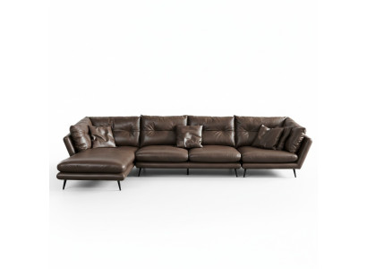 Leather sofa couch living landscape corner design modern sofa corner sofa L-shape