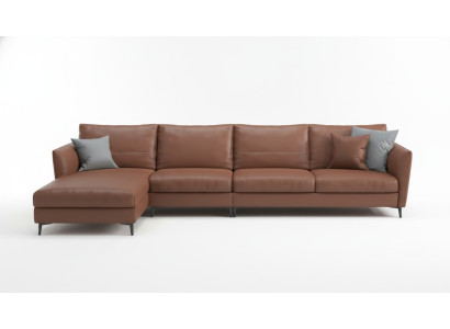 Living Landscape Design Modern Sofas Corner Sectional L-Shaped Leather Sofa Couch