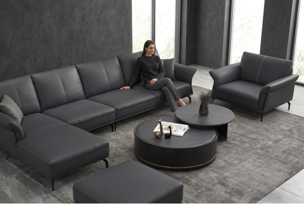 Double coffee table living room table coffee table sofa side round