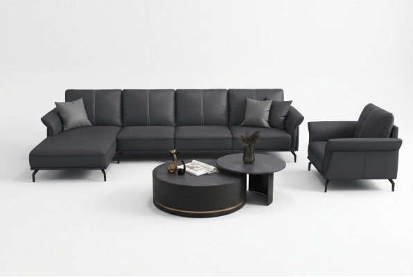 Double coffee table living room table coffee table sofa side round