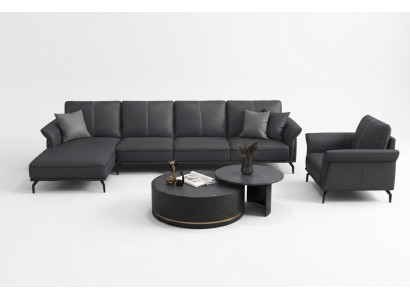Double coffee table living room table coffee table sofa side round