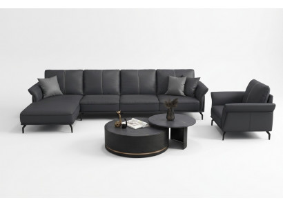Double coffee table living room table coffee table sofa side round