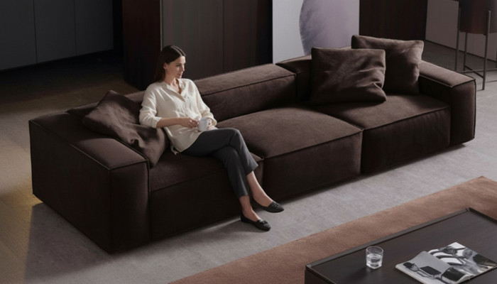 Exclusive sofa 5-seater designer sofa for living room guest room