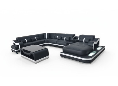 U-shaped sectional living landscape sofa couch upholstery corner fabric sofas new