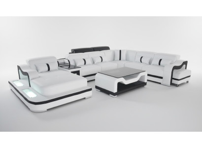 Design Modern Sofa Couch Corner Sofa Upholstery New Living Landscape U-Shape